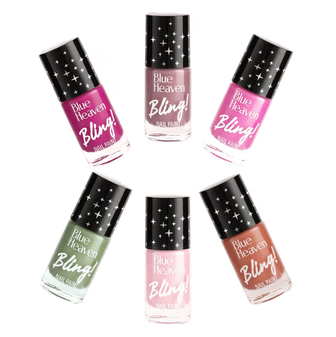 Bluue Heaven Bling Nail Paint - Boss Babe