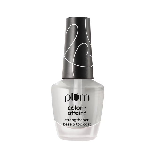 Pluum Color Affair 3-in-1 Strengthener, Base & Top Coat